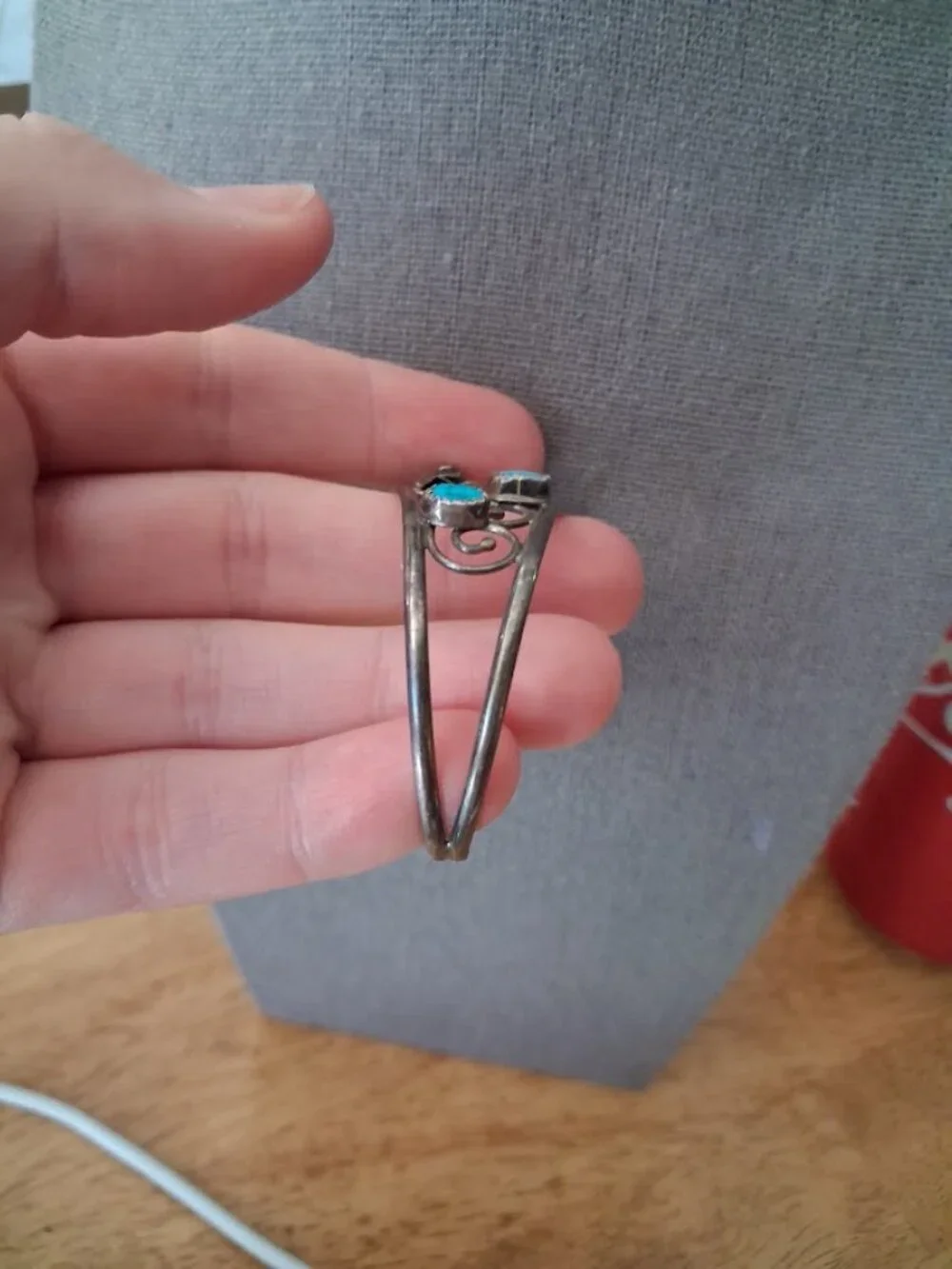Vintage Sterling silver cuff bracelet